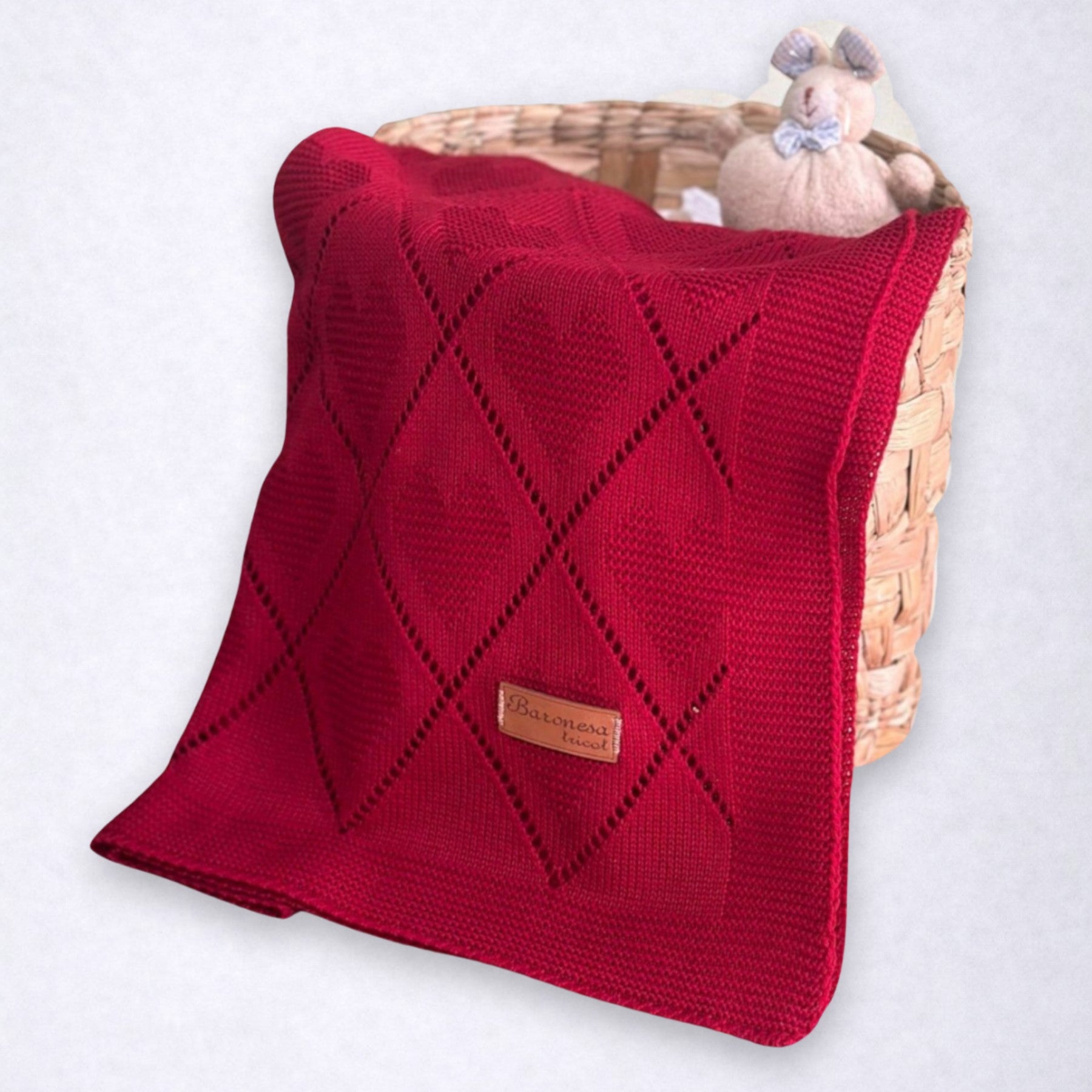 Mantinha de Bebe Coração