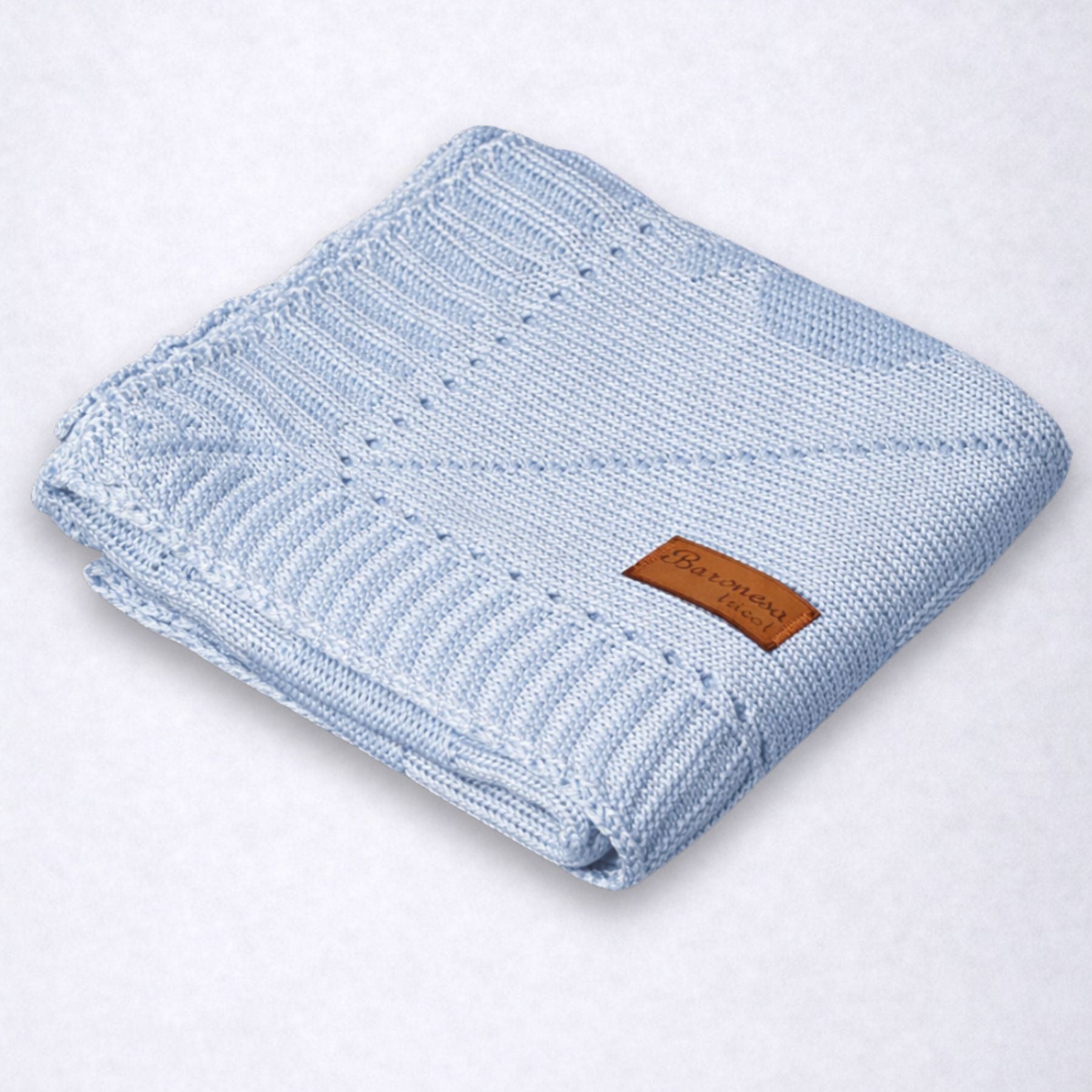 Mantinha de Tricô Bebê Conforto Bichinho