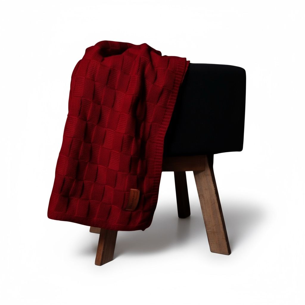 Coberta De Bebê Em Tricô Manta Super Quentinha