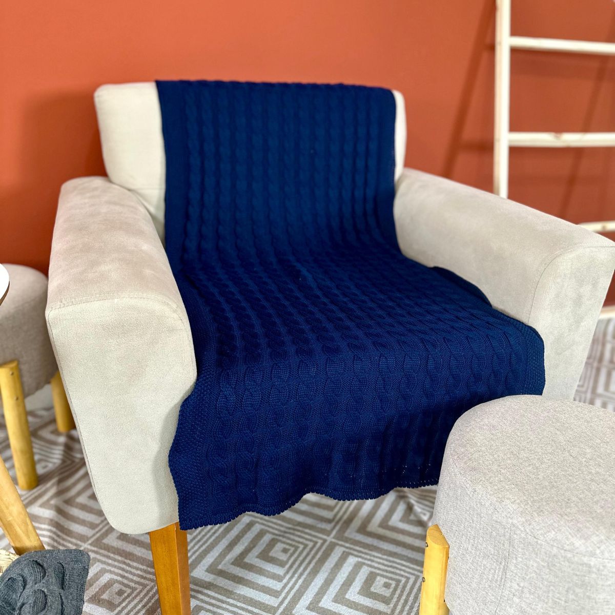 Manta Trança 140cm X 60cm