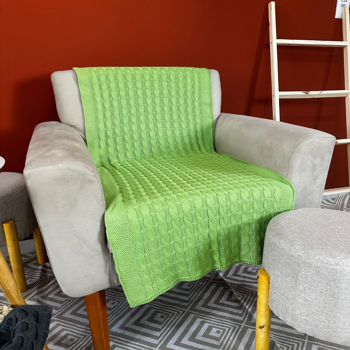 Manta Trança 140cm X 60cm