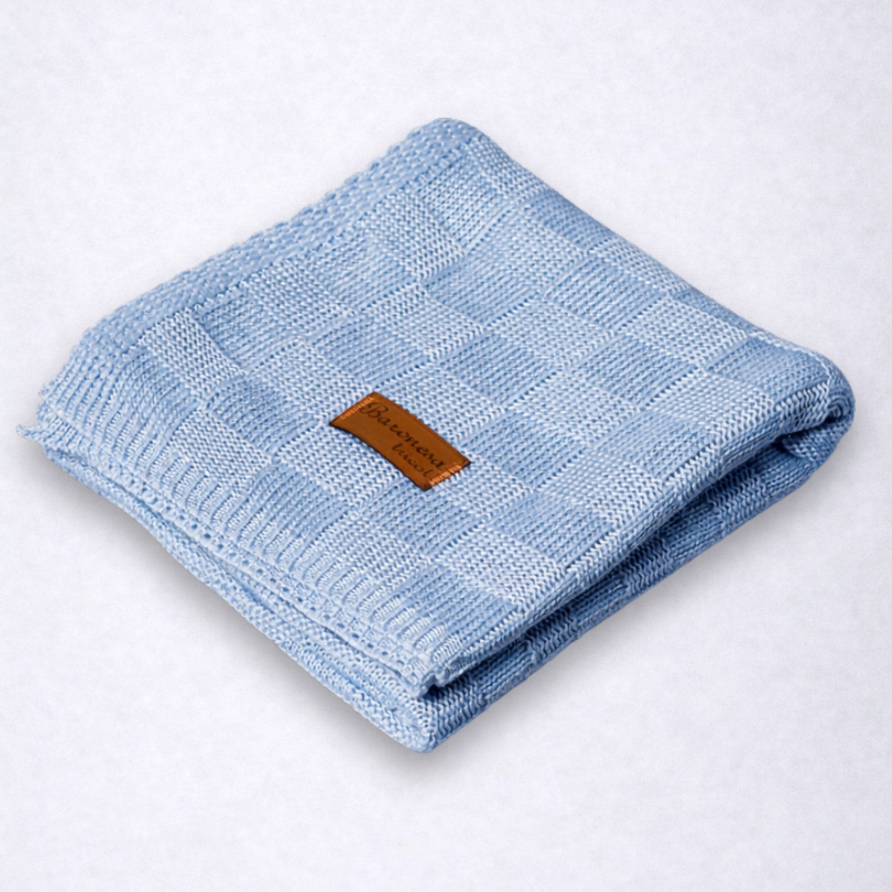 Manta de Tricot para Bebê Recem Nascido DA