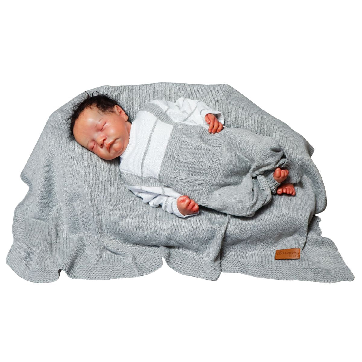 Kit Saida De Maternidade Menina e Menino Tricô Luxo