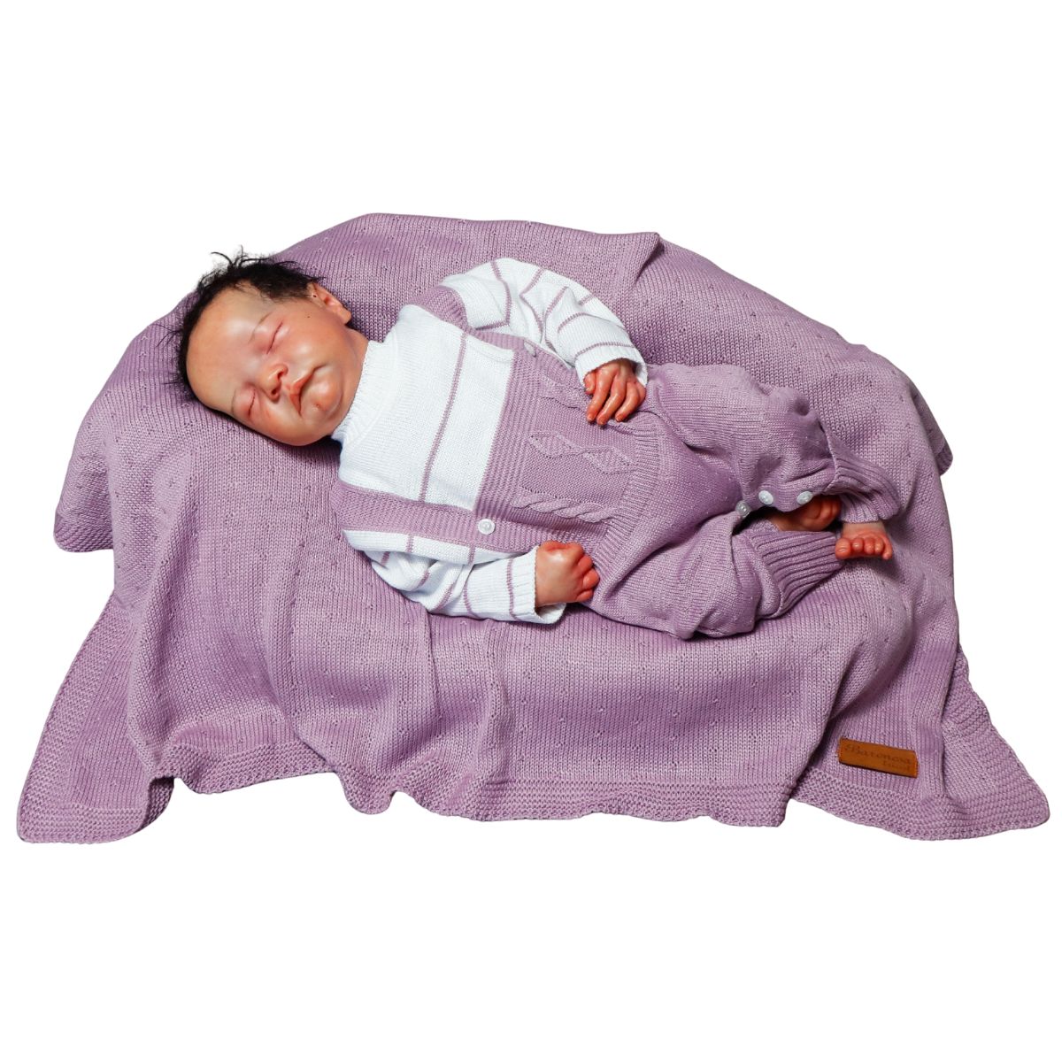 Kit Saida De Maternidade Menina e Menino Tricô Luxo