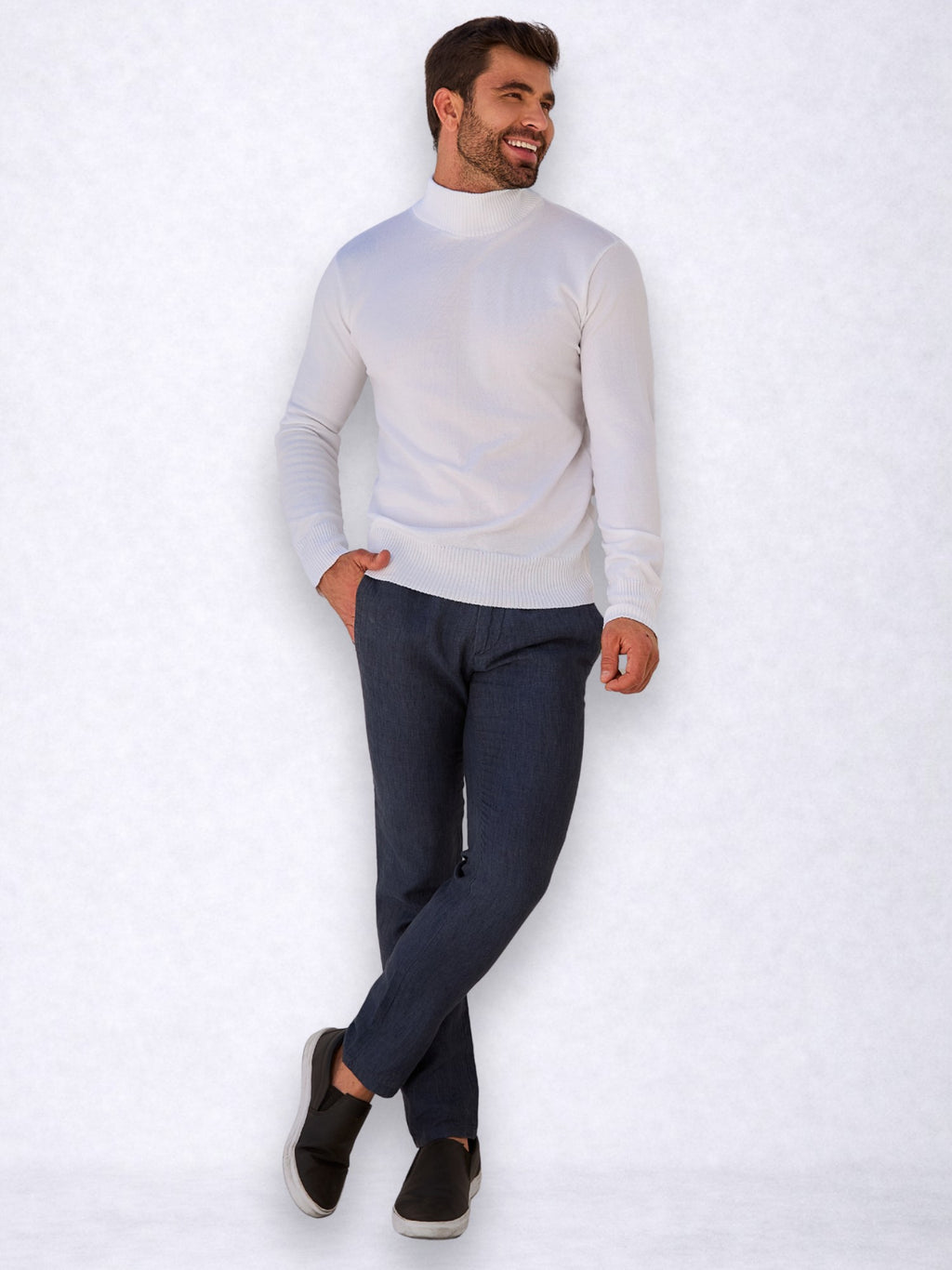 Cacharrel Masculina Gola Alta Estilosa