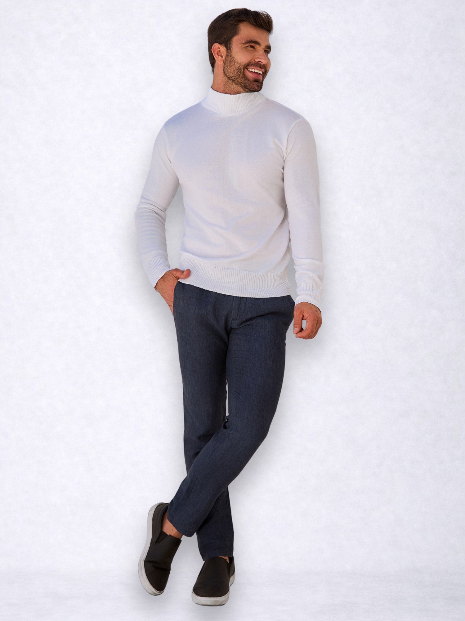 Cacharrel Masculina Gola Alta Estilosa