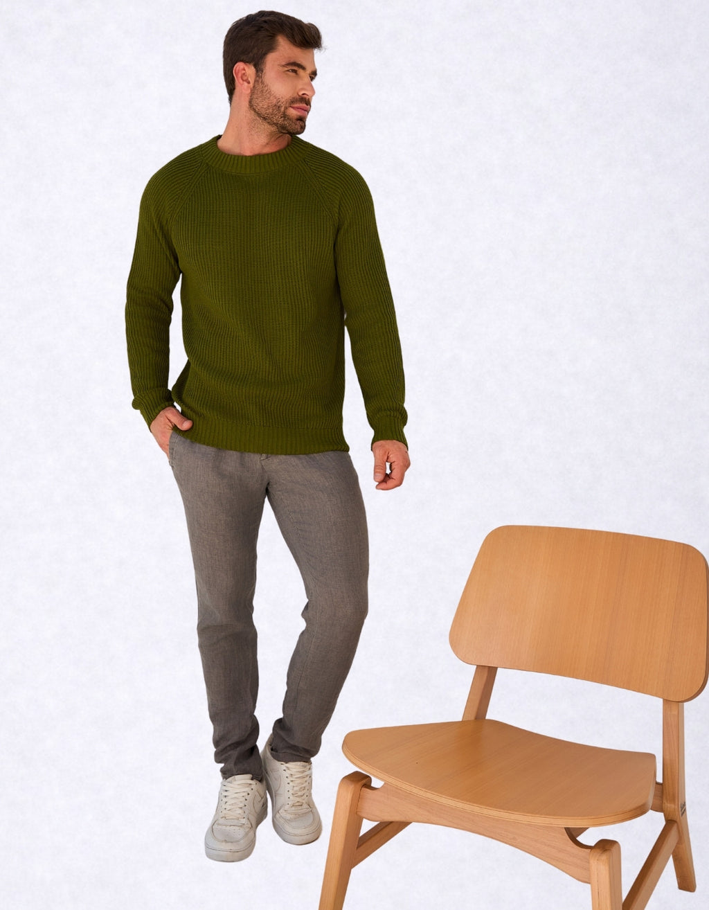 Suéter Masculino Tricot Fang Grosso Premium