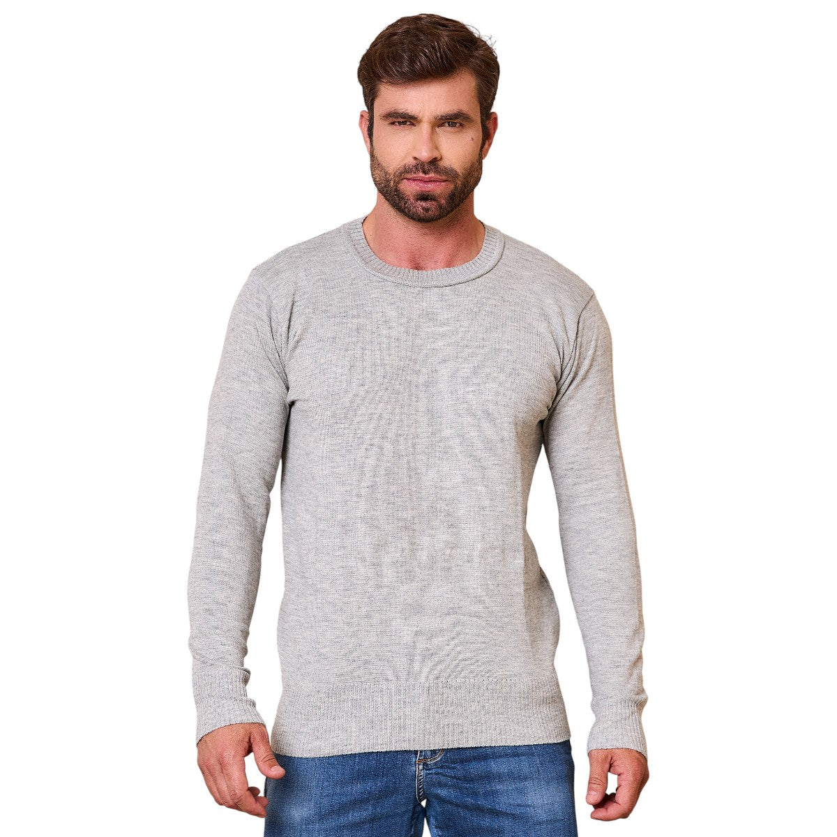 Suéter Masculino Tricot Casual Manga Longa