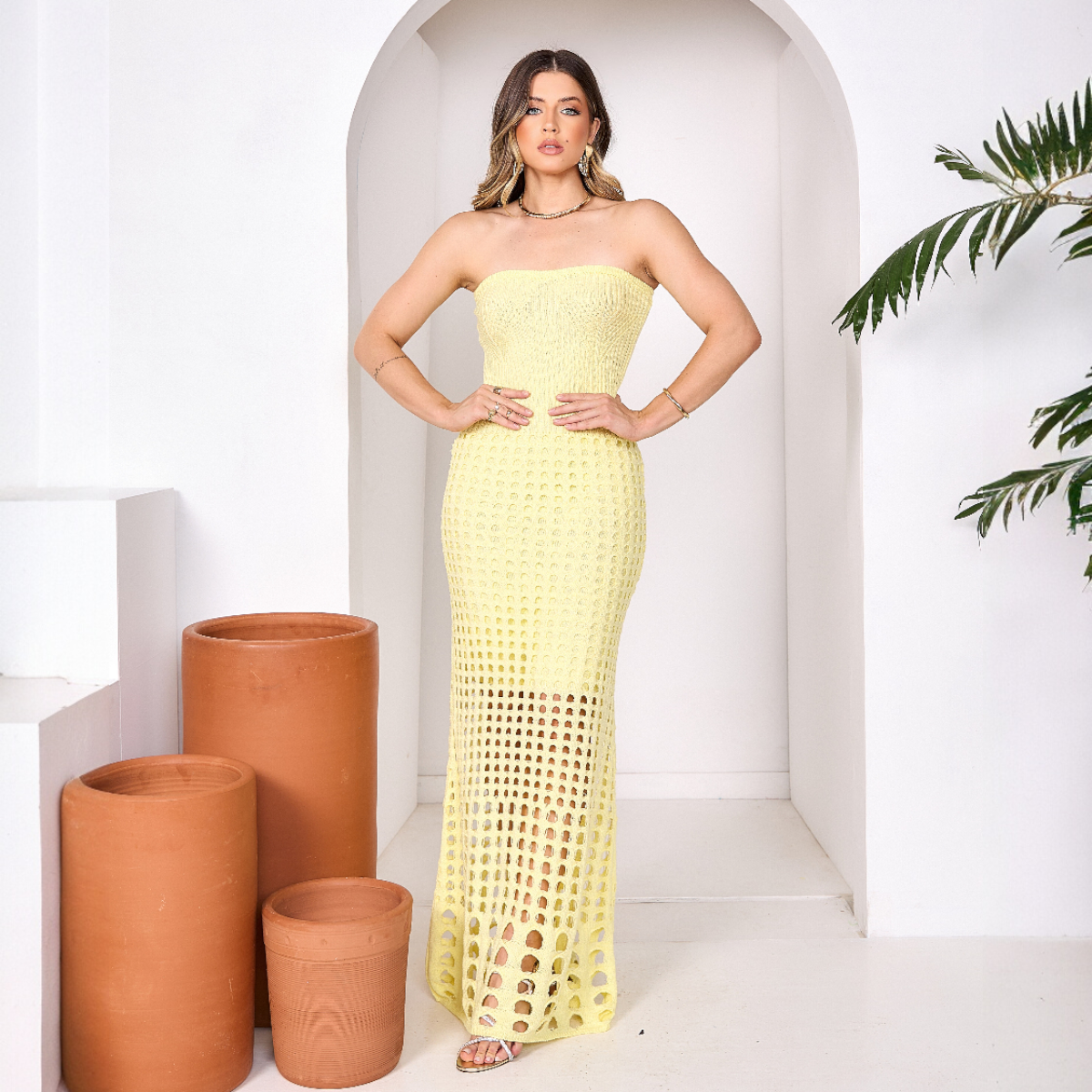 Vestido Tomara que Caia Renda