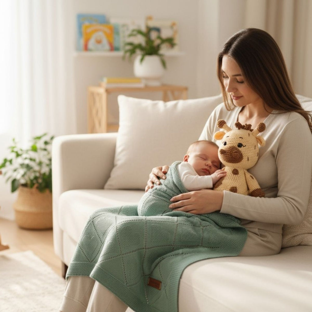 Mantinha de Bebe Coração