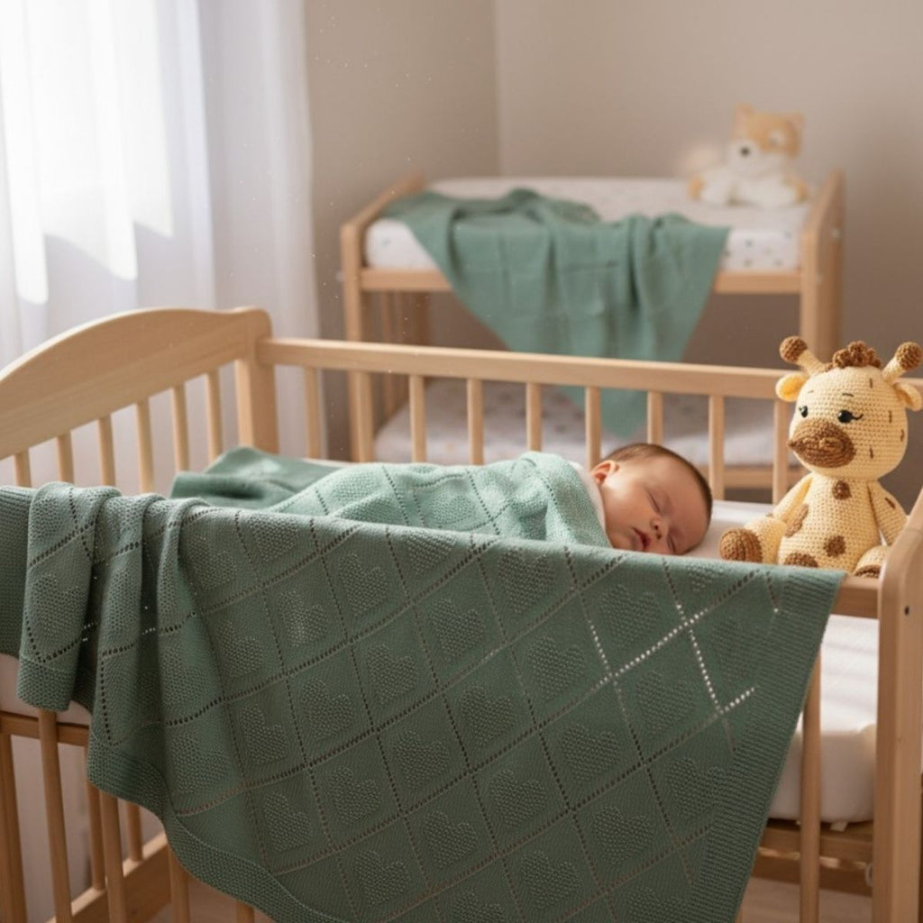 Mantinha de Bebe Coração