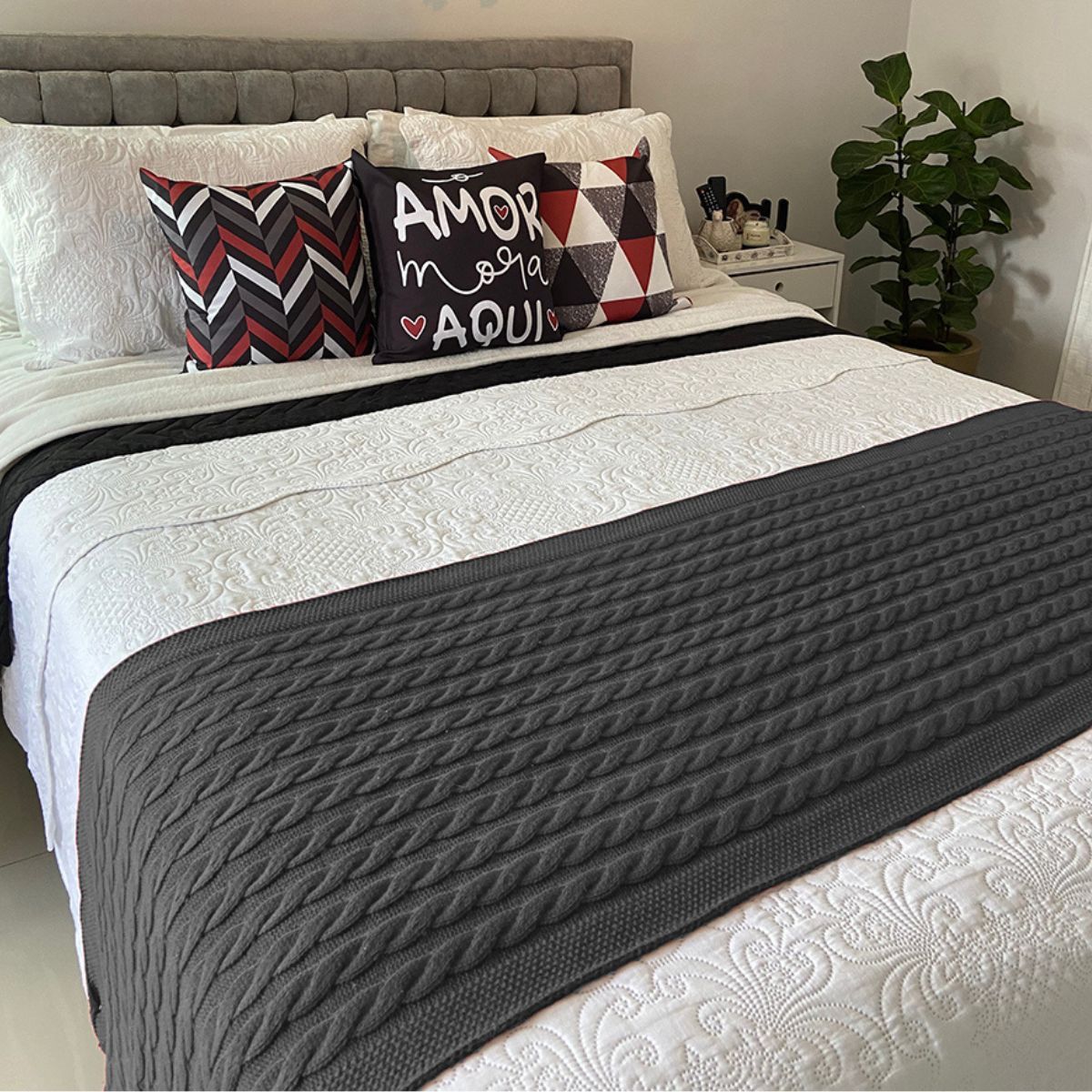 Peseira Trança Tiradentes 260x60 cm