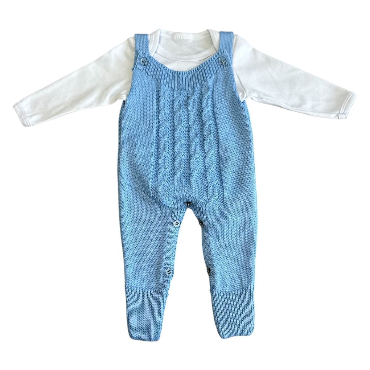 Kit Salopete Luxo com Body Bebe BA1010 + BA1076