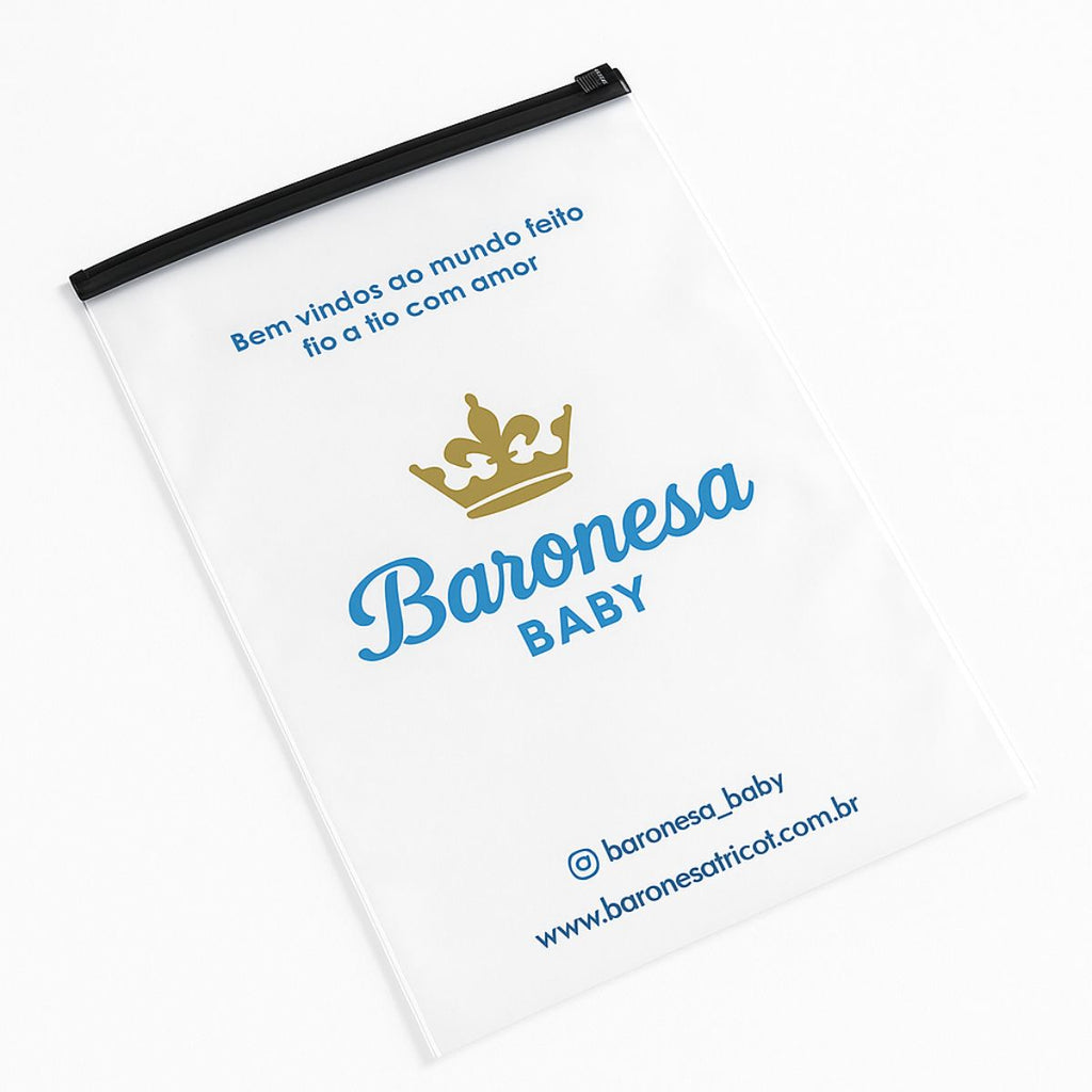 Embalagem ZipLock Presente 20x30 Baronesa Baby