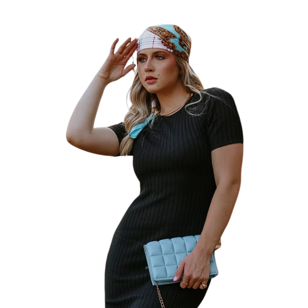 Vestido Midi Feminino Tubinho Manguinha Modal Evangélica