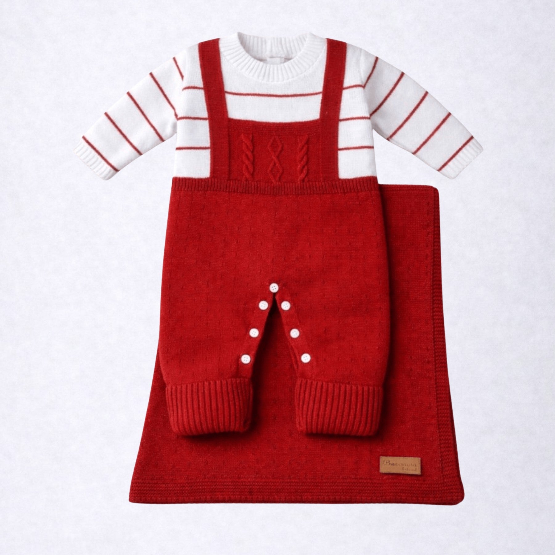 Kit Saida De Maternidade Menina e Menino Tricô Luxo