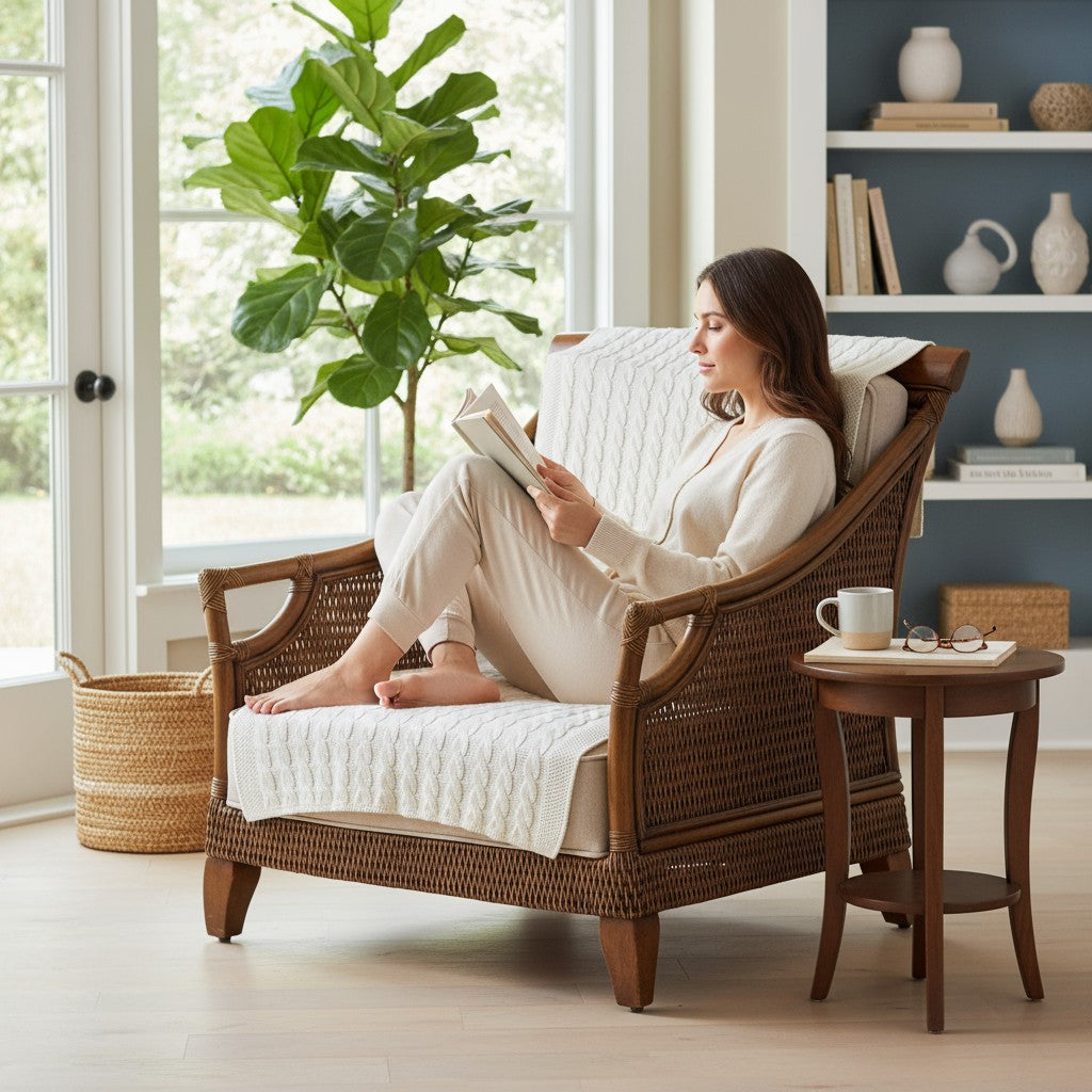 Manta Trança 140cm X 60cm