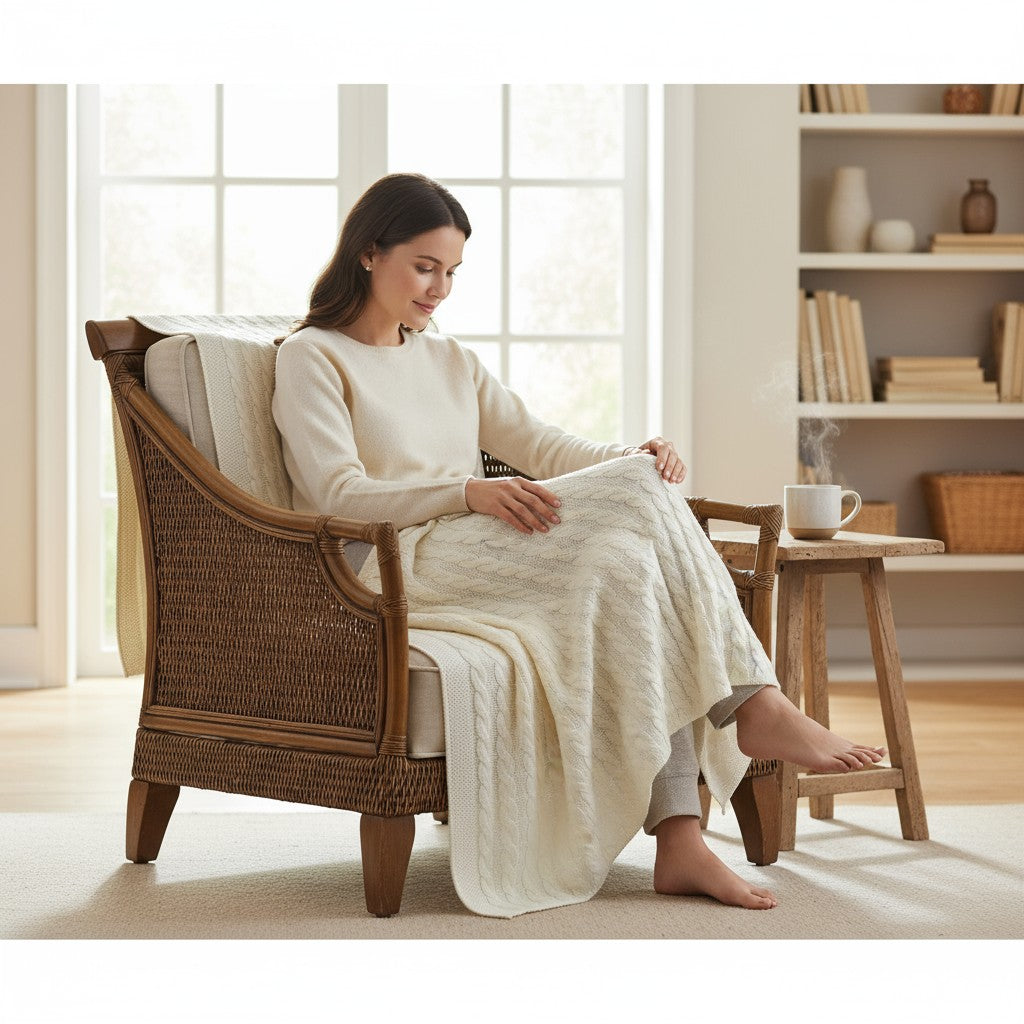 Manta Trança 140cm X 60cm