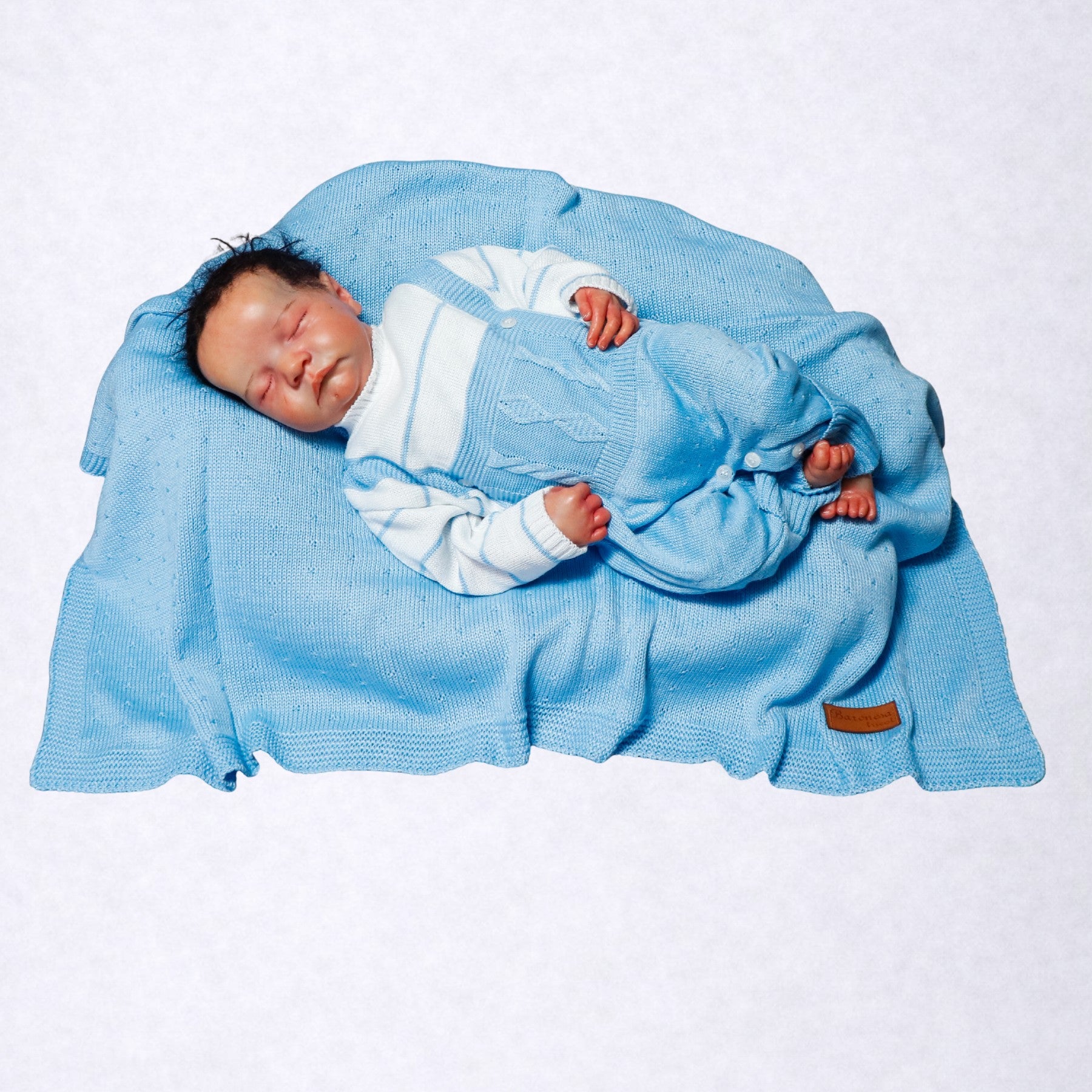 Kit Saida De Maternidade Menina e Menino Tricô Luxo