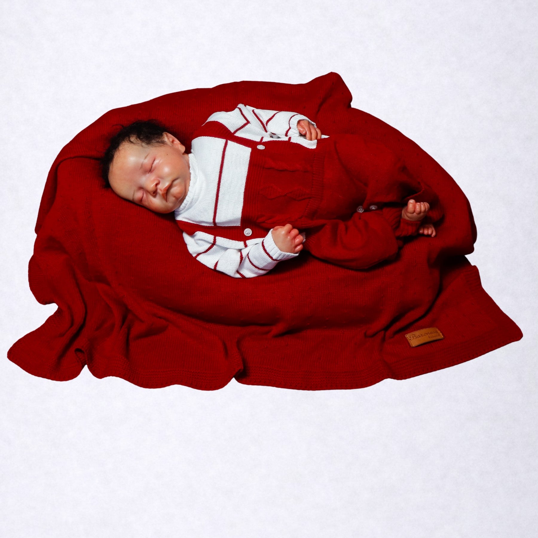 Kit Saida De Maternidade Menina e Menino Tricô Luxo