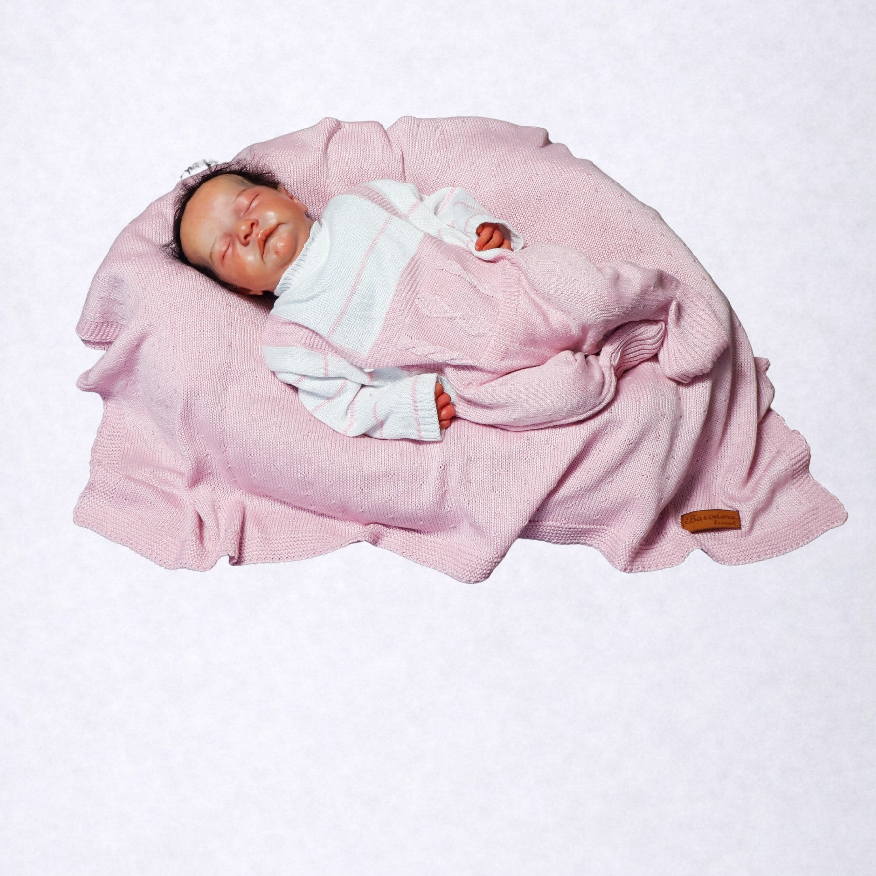 Kit Saida De Maternidade Menina e Menino Tricô Luxo